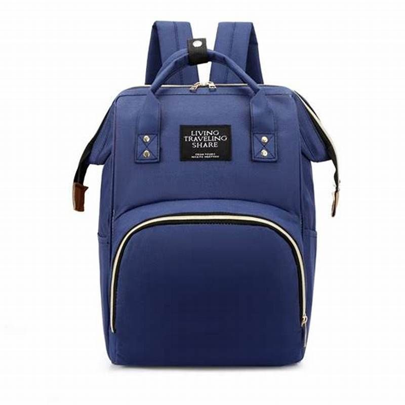 GENERICO - Mochila  Pañalera Bolso azul