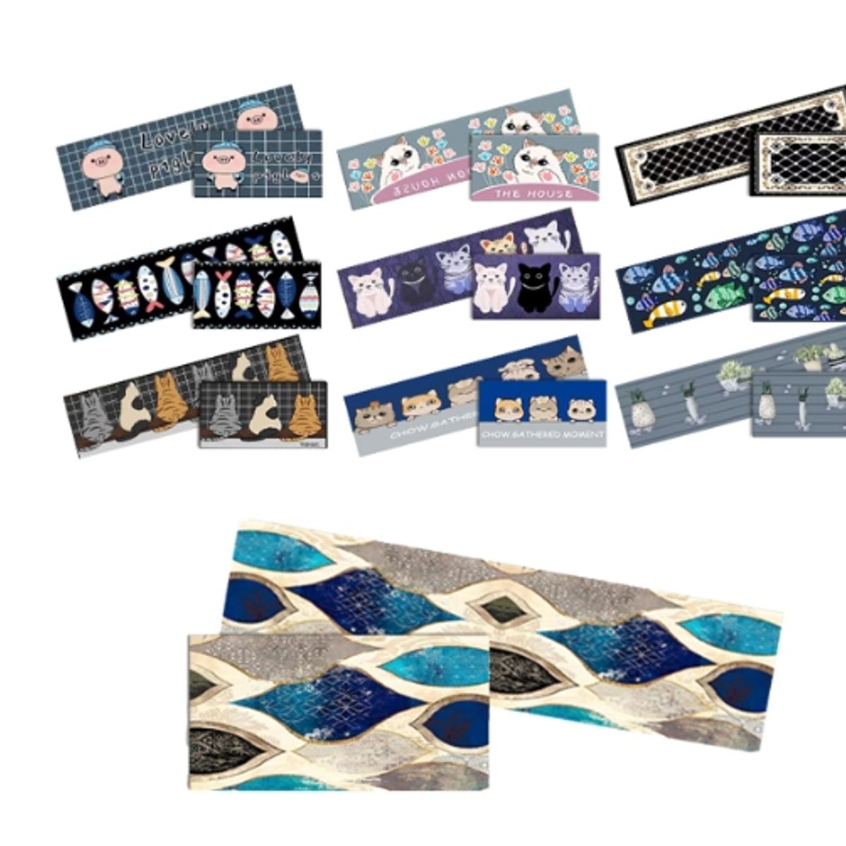 GENERICO - Limpiapies Con Diseño 50X80CM  50X150CM