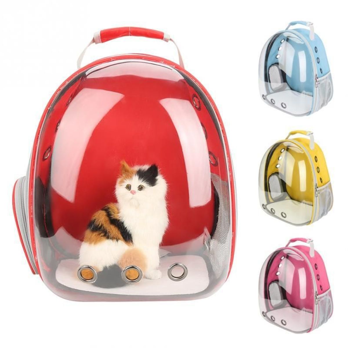 GENERICO - Mochila Bolso Transportes MASCOTAS AMARILLA