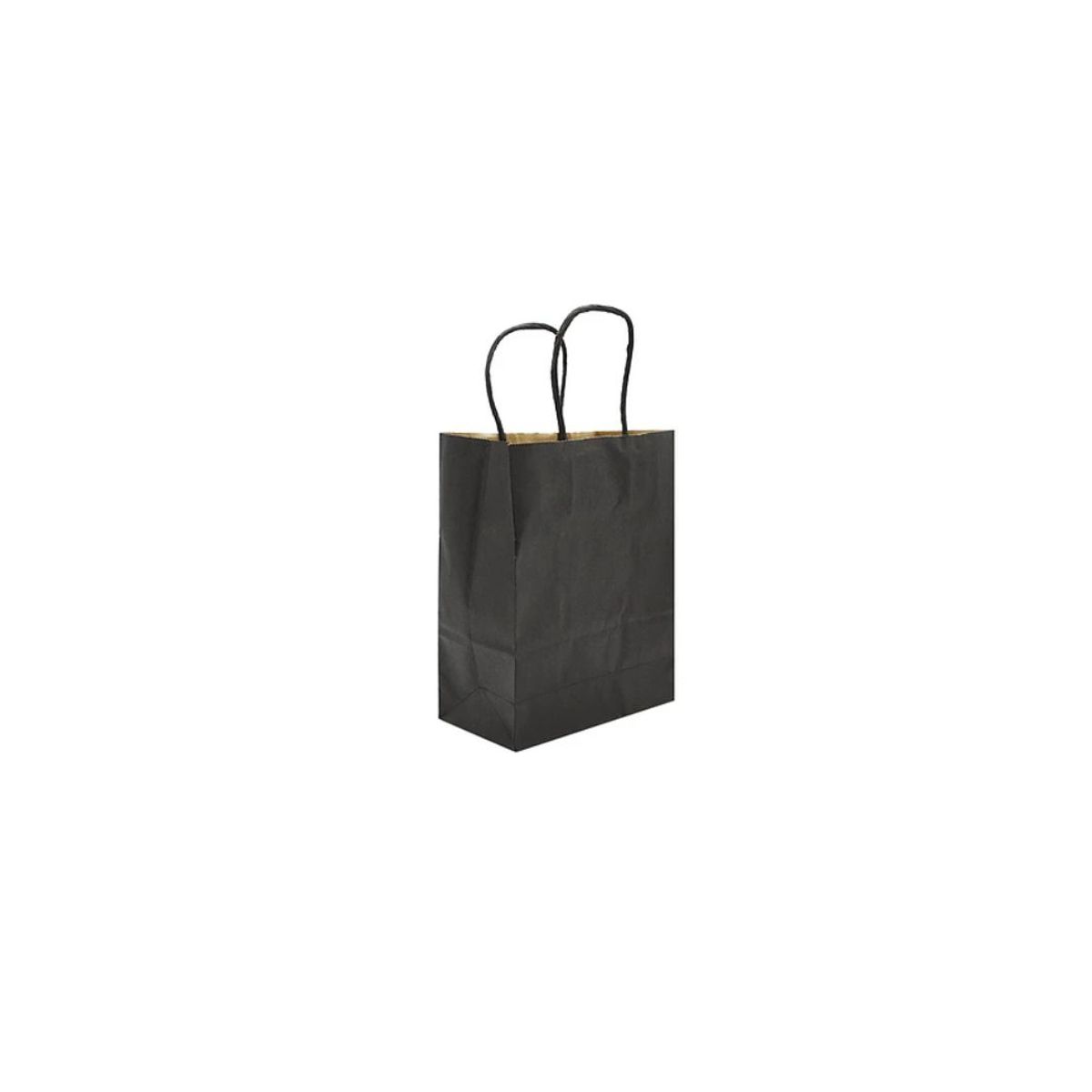 GENERICO - Bolsa De Papel Negra 6x12x15cm