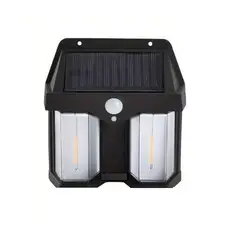 GENERICO - Farol Aplique Solar Doble Con Sensor De Movimiento