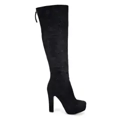 EDA MANZINI - Bota Dalma Negro con brillos