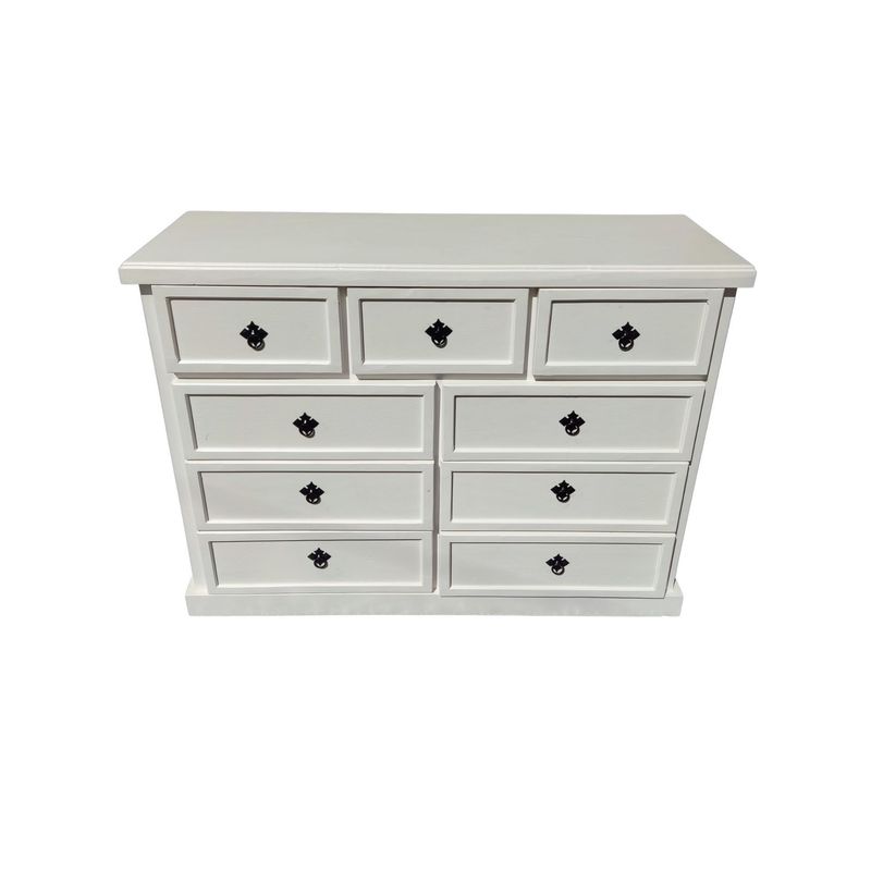 CASAHOGGAR - Comoda Rustica Blanco 120