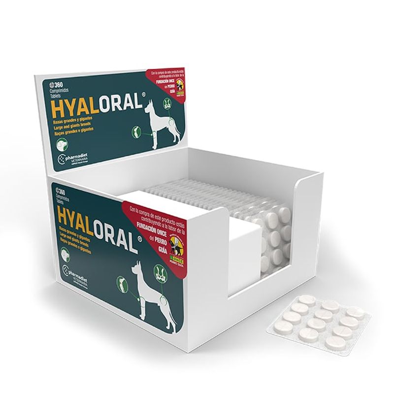 PHARMADIET - Hyaloral Razas Grandes y Gigantes 12 comp