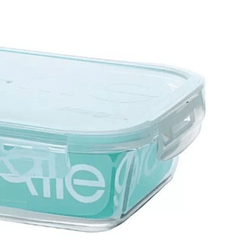 GENERICO - Contenedor Hermetico Vidrio Rectangular 1000 ml Allegra
