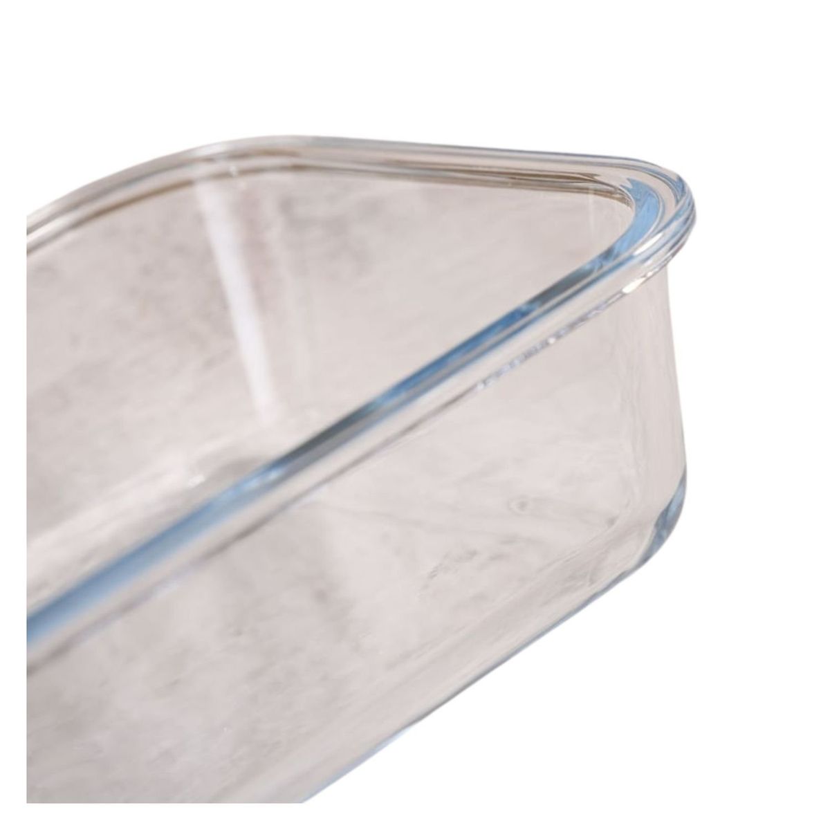 GENERICO - Contenedor Hermetico Vidrio Rectangular 1000 ml Allegra