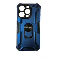 JOIGO - Carcasa Para iPhone 15 Pro Max Con Anillo Soporte Azul Rey