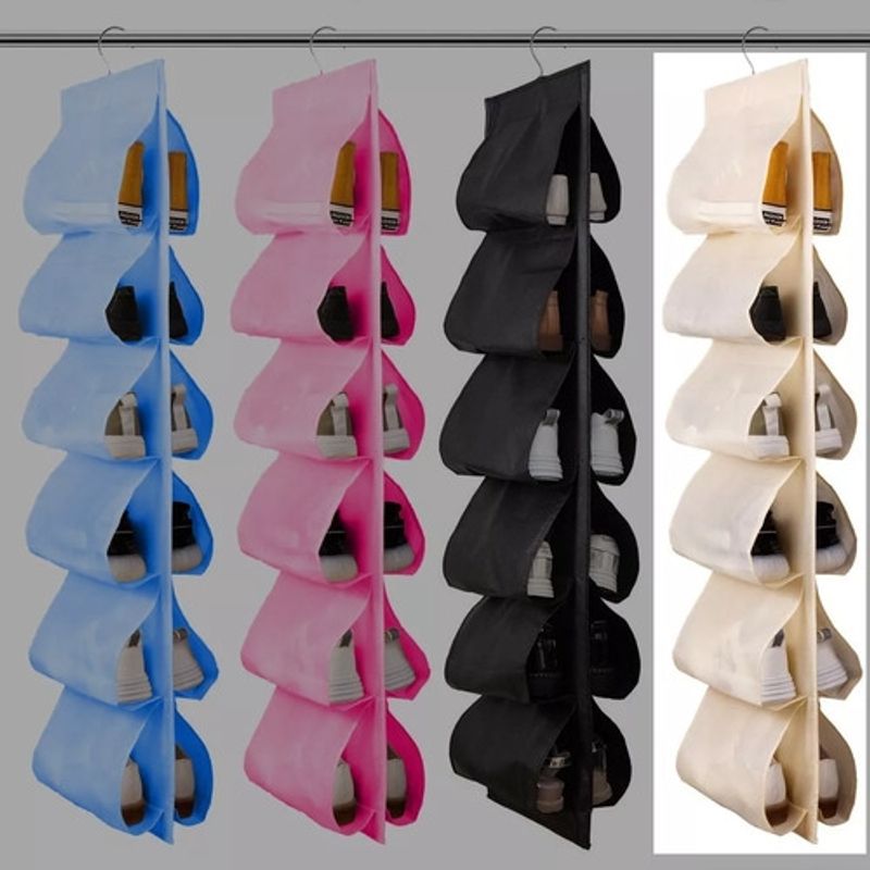 GENERICO - Organizador De Zapatos Zapatillas 6 Compartimentos Tela MJ-1000109
