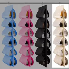 GENERICO - Organizador De Zapatos Zapatillas 6 Compartimentos Tela MJ-1000109