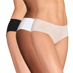 BAZIANI - Pack 3 Calzones Pantaleta Algodón Lycra 20421