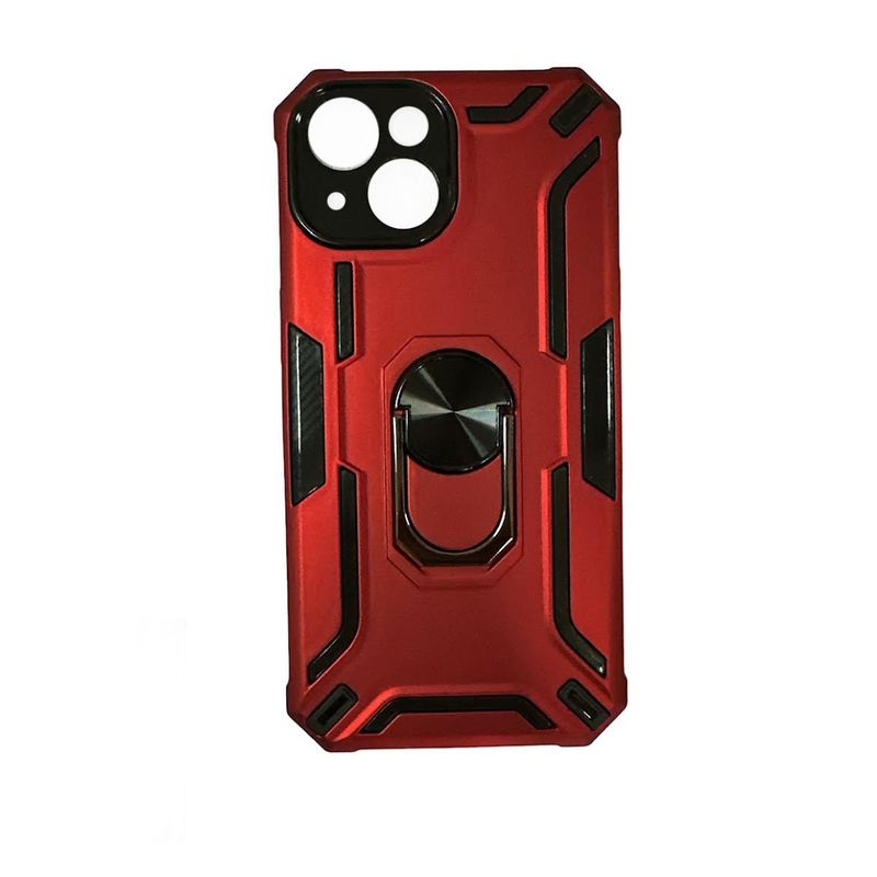 JOIGO - Carcasa Para iPhone 13 Con Anillo Soporte Rojo.