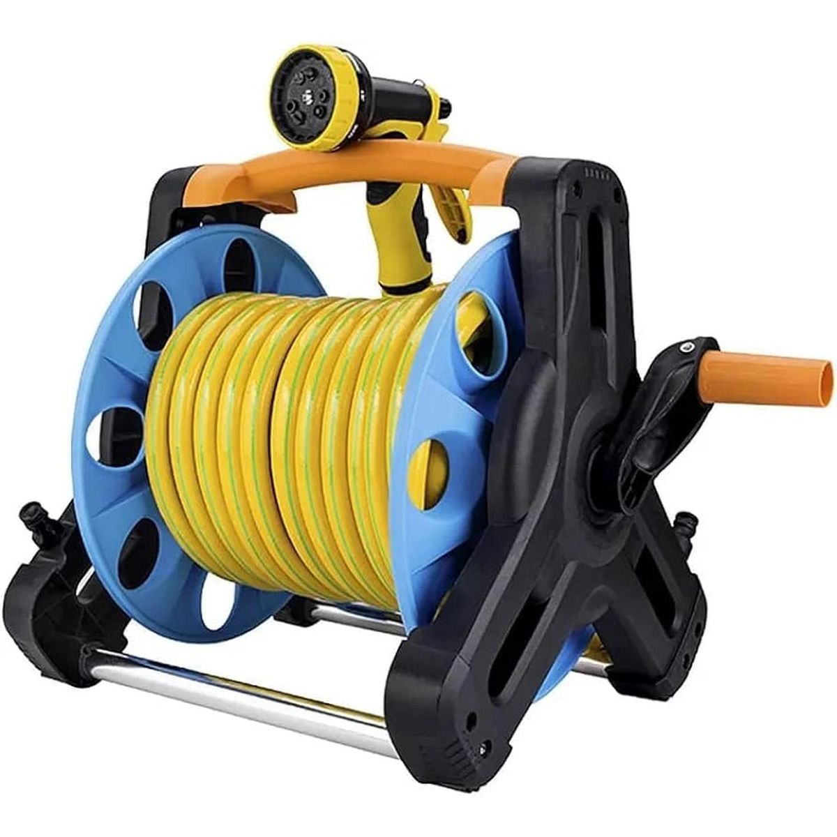 OEM - MANGUERA DE 15 METROS JARDIN CON CARRO ENRROLLADOR