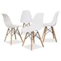 Pack 4 Sillas Eames Blancas - Ideal Hogar y Oficina