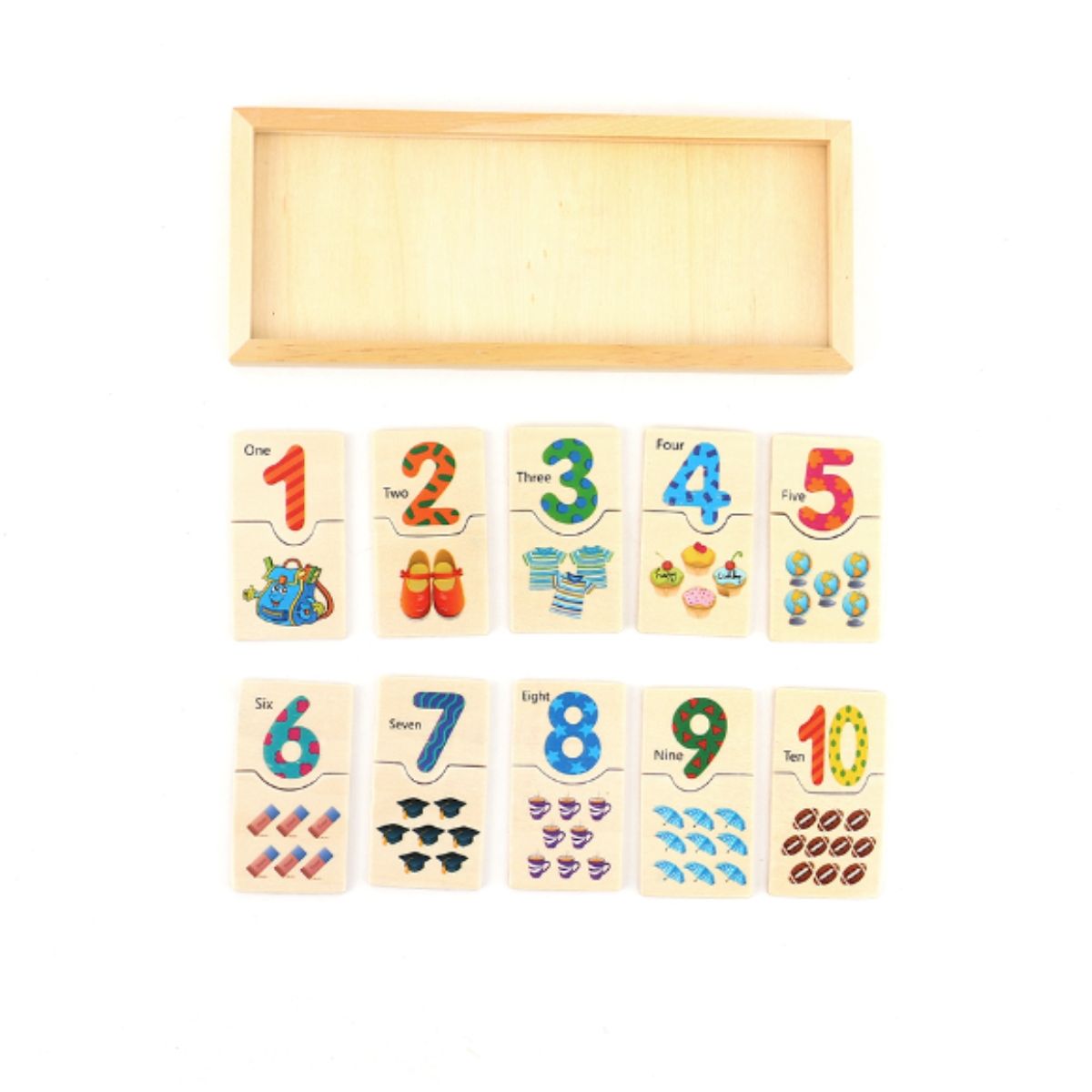 OEM - Dominó Número Juguete Didáctico