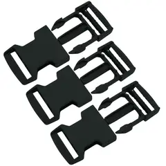 GENERICO - 3X Hebilla Tip Top para huinchas de 2.0 Broche mochila bolso