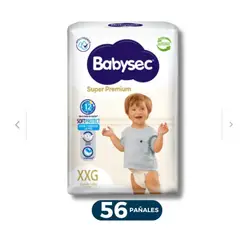 BABYSEC - Pañales Super Premium XXG 56 pañales