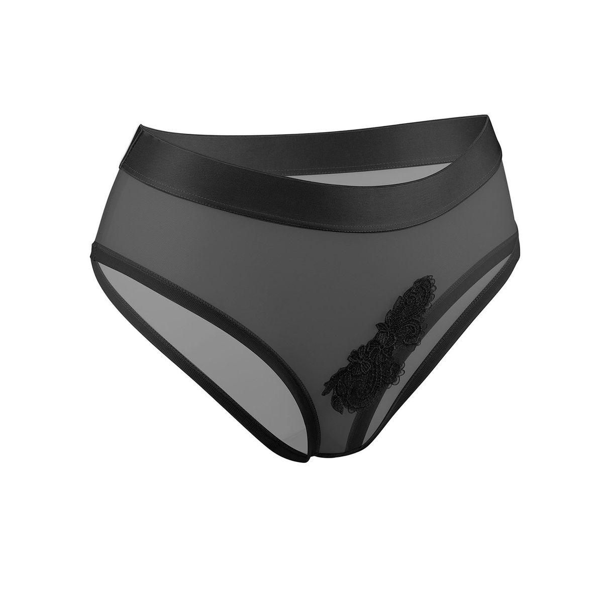 BAZIANI - Calzón Bikini Tul Con Bordado 20454