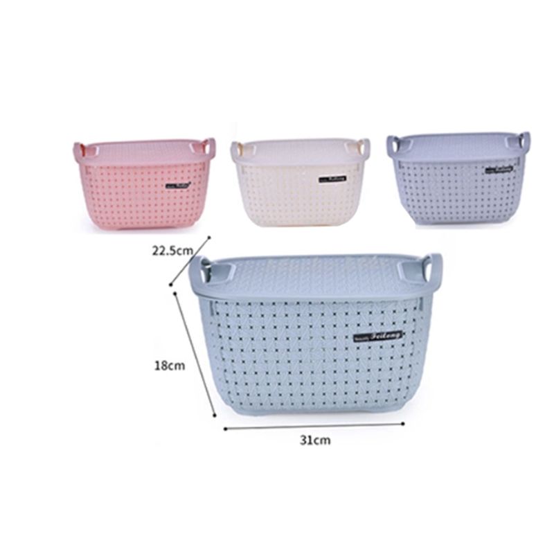 GENERICO - Cesta Organizadora Plastica Sin Tapa 225X18X31CM