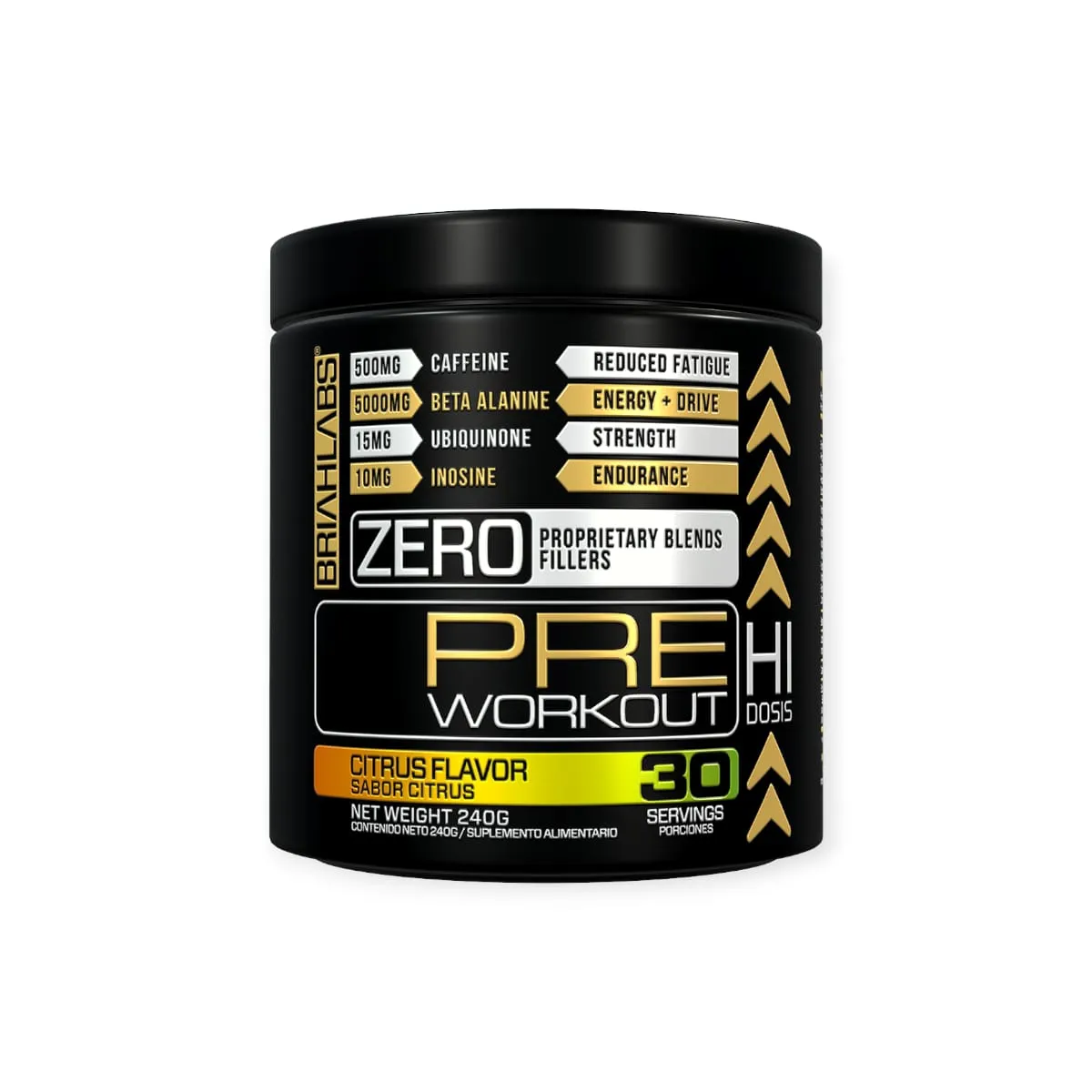 BRIAHLABS - Pre-entreno 240gr 30 Servicios - Briahlabs