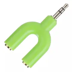 GENERICO - Adaptador Splitter 3.5 Audio Adaptador Audífono