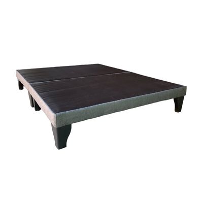 Imagen 2 del producto Base de Cama Europea King Dividida Tela Gris Oscuro