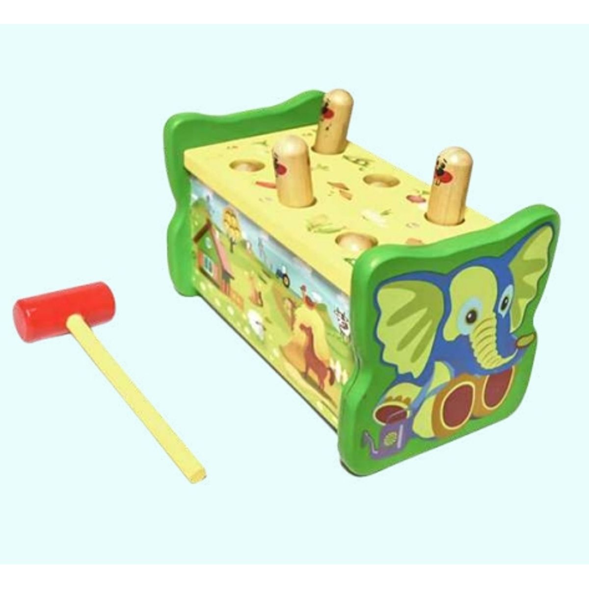 GENERICO - Pega Topo Juguete De Madera