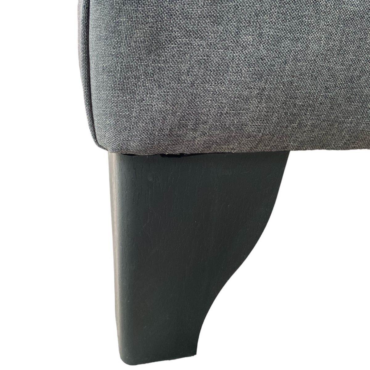 GENERICO - Base de Cama Europea 1.5 Plazas Tela Gris Oscuro