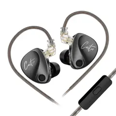 KZ - Audífono Negro CASTOR bass ver-mic