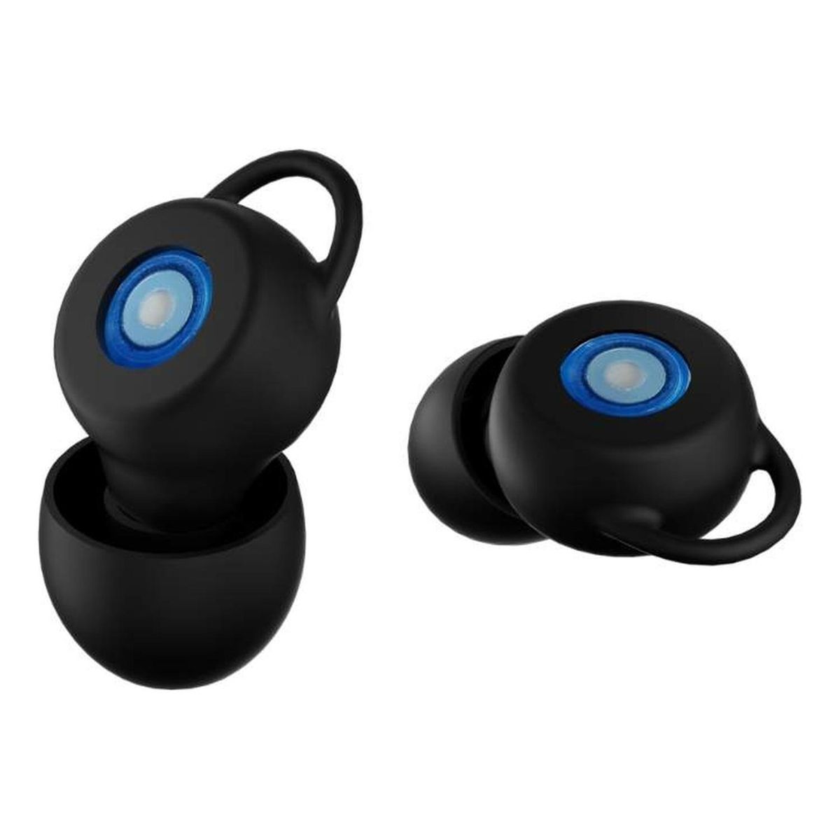WOO EARPLUGS - Woo Earplugs Connect - Tapones Auditivos Día A Día 16db - Negro
