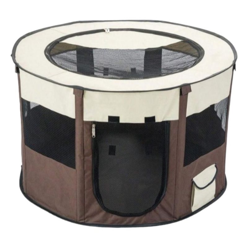 GENERICO - Corral Plegable Para Mascota Redondo M