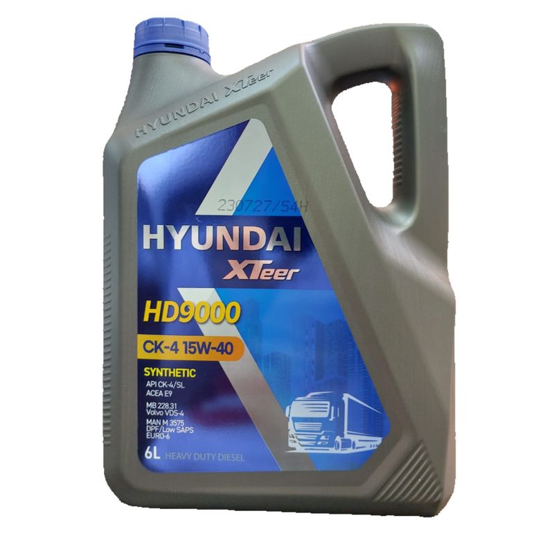 HYUNDAI - Aceite 15w40 Dpf Hyundai Xteer Sintetico 6 Litros , Original
