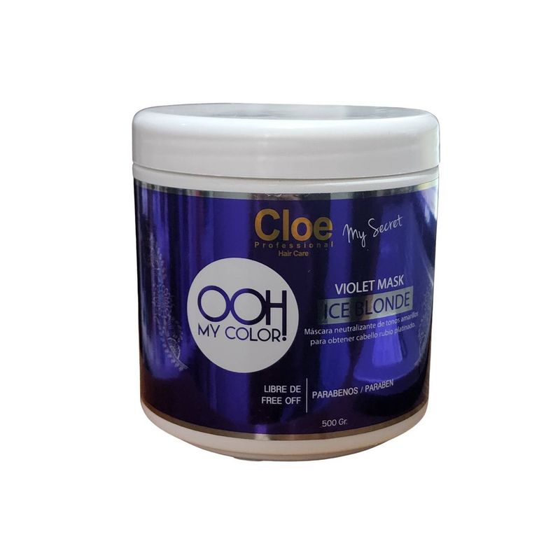 CLOE - Mascara Ooh My Color Violet 500g Cloe Profesional..-