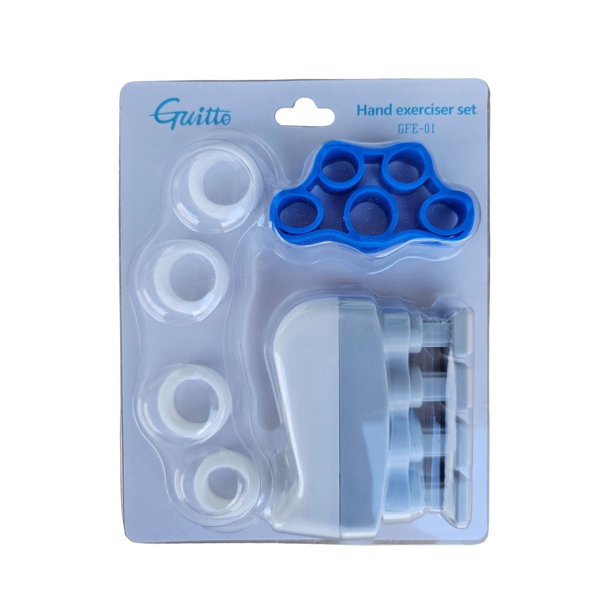 ALICE - Set Ejercitador Tensor Dedos Para Guitarrista Guitto Gfge-01