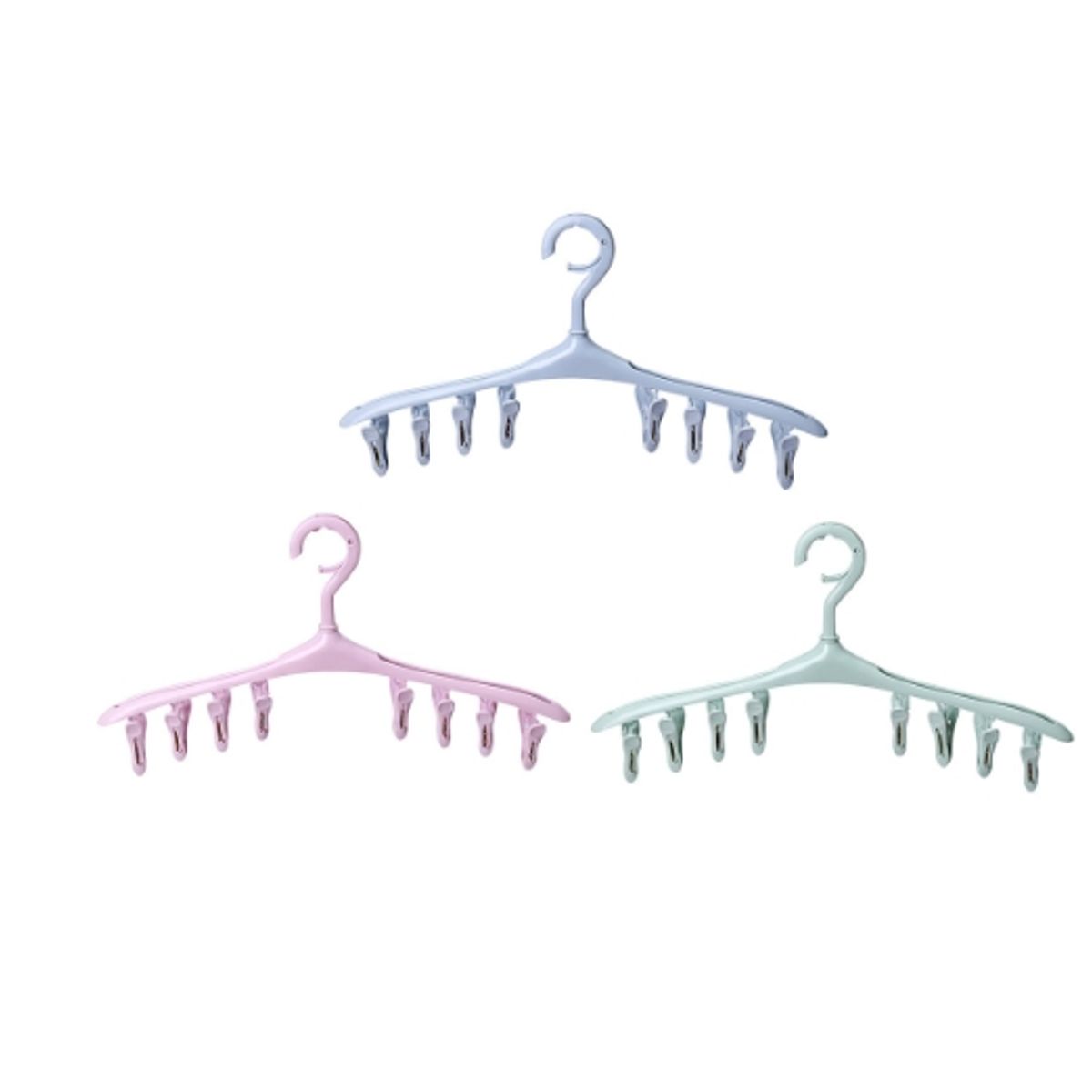 GENERICO - Tendedero Con Pinzas Plastico 8 Clips