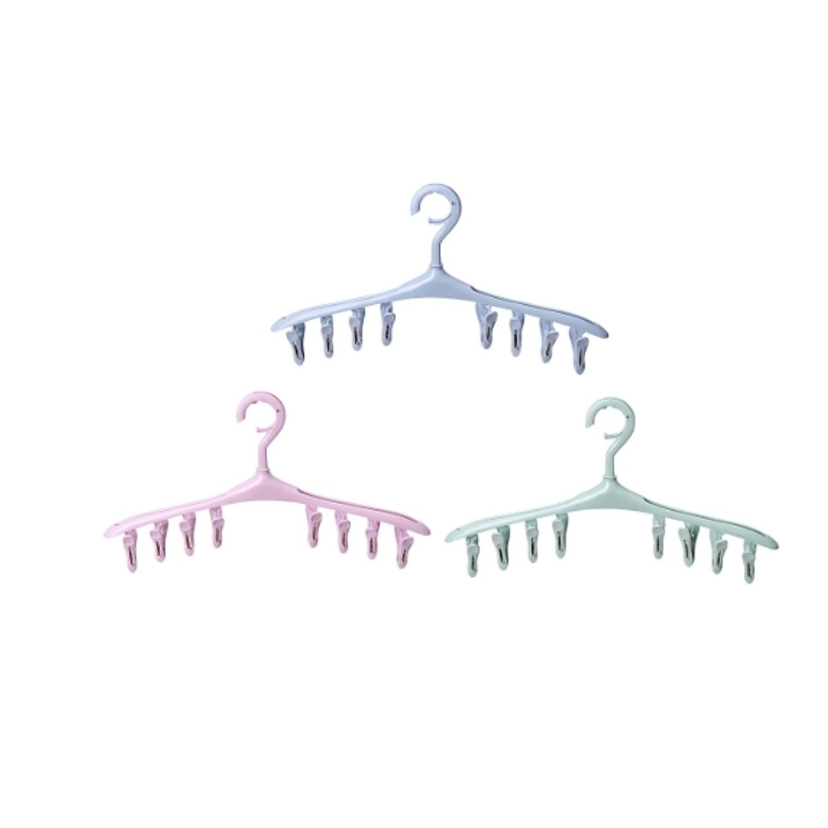 GENERICO - Tendedero Con Pinzas Plastico 8 Clips