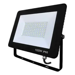 GENERICO - Foco Proyector Area Led 100w Eco Seguridad Exterior Sec