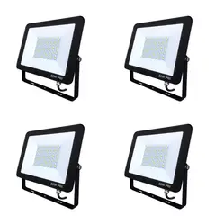 GENERICO - Pack X4 Foco Reflector 50w Led Exterior Ip65 Sec 220v