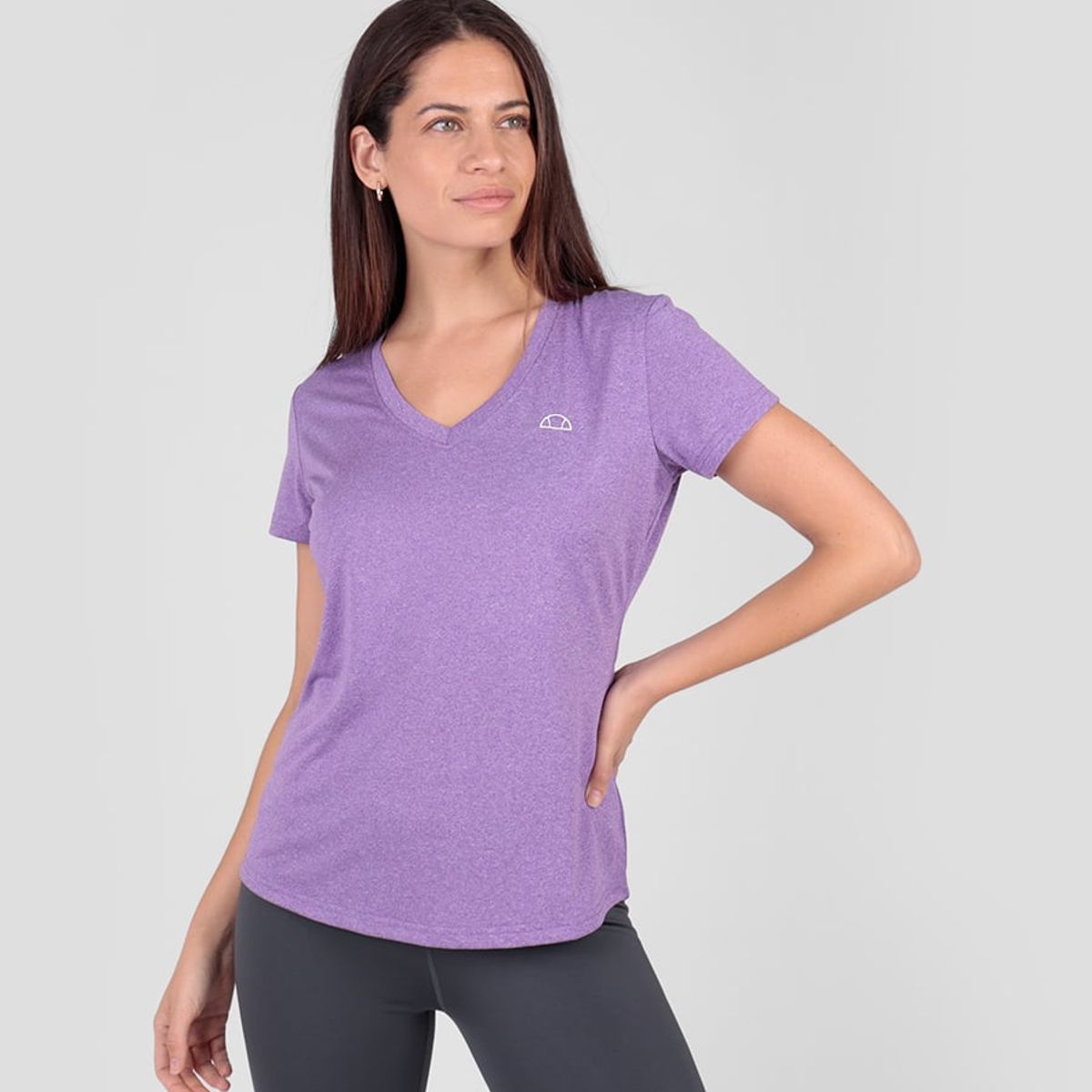 ELLESSE - POLERA DEPORTIVA MORADO MUJER ELLESSE AGATA
