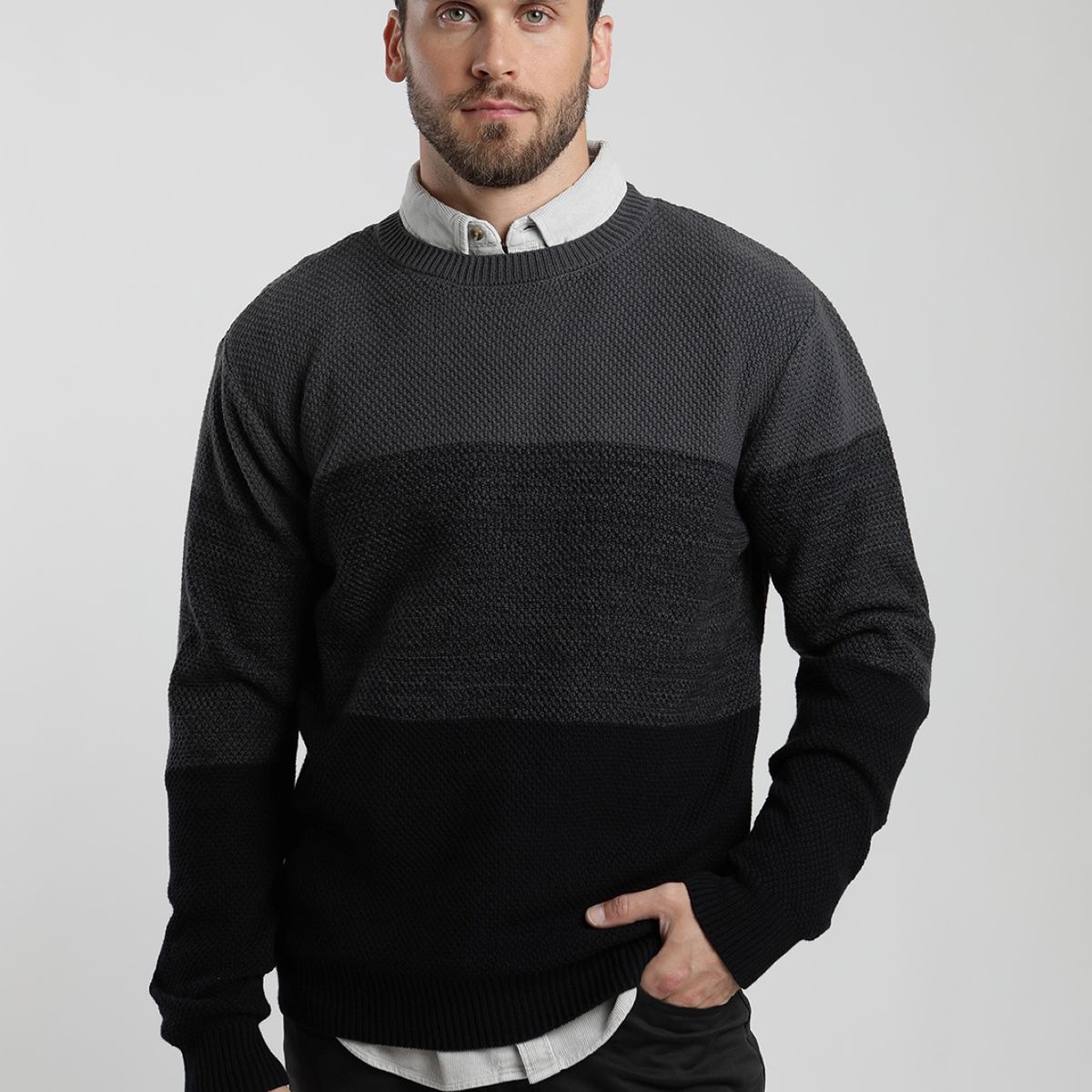 FROENS - Chaleco hombre Petorca negro - Algodón orgánico Froens