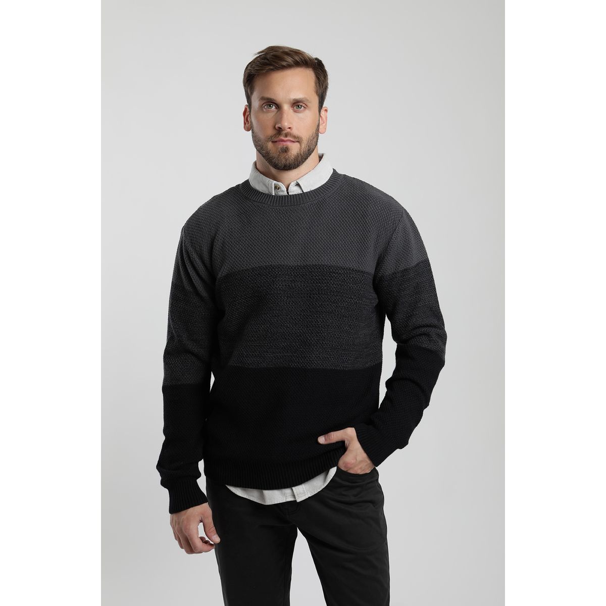 FROENS - Chaleco hombre Petorca negro - Algodón orgánico Froens
