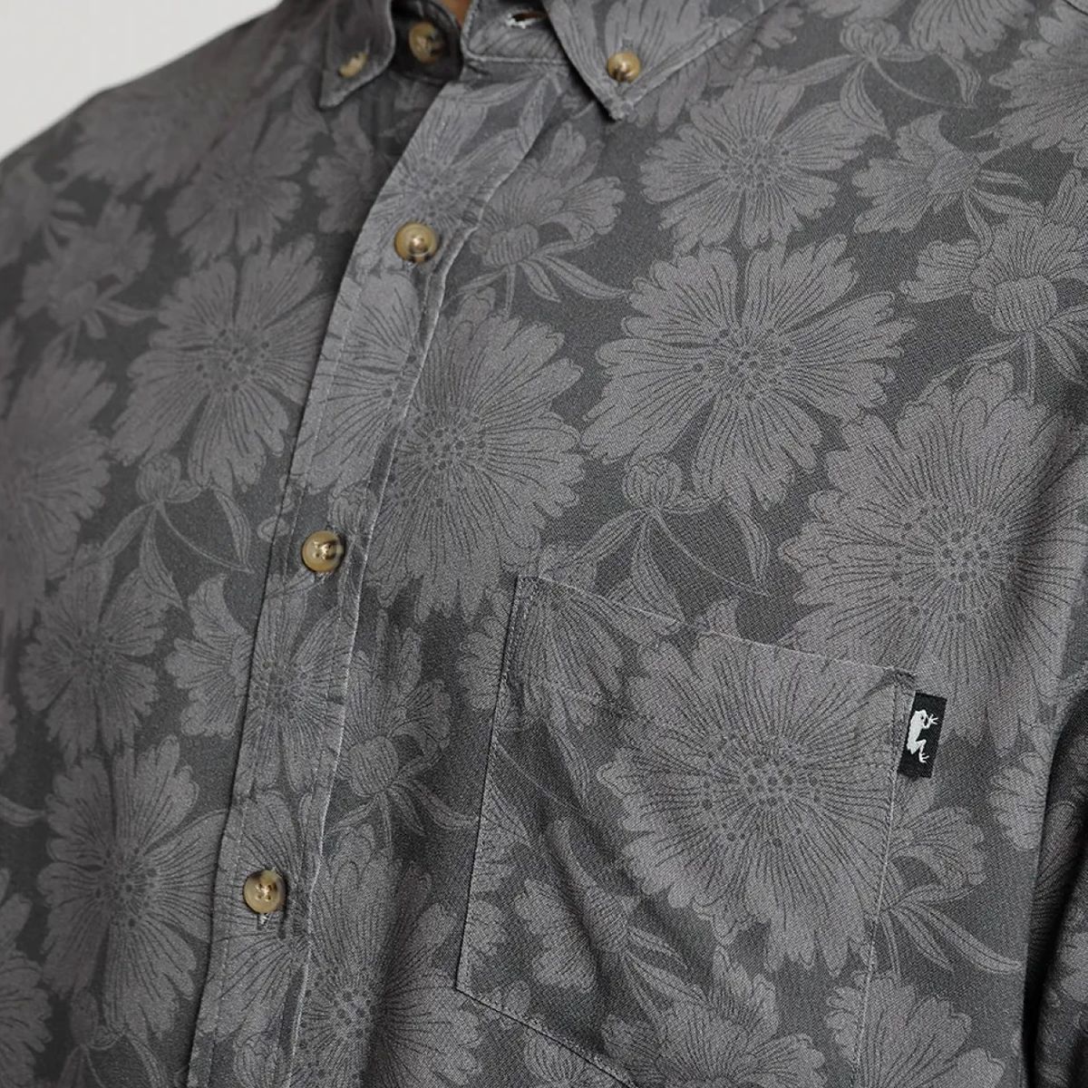 FROENS - Camisa manga corta Flora grafito Froens