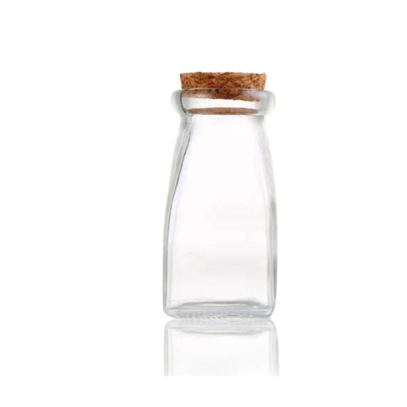 GENERICO - Frasco Vidrio Tapa Corcho 100ML