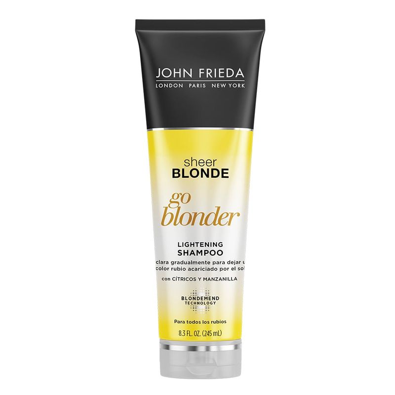 JOHN FRIEDA - JOHN FRIEDA SHAMPOO GO BLONDER LIGHTENING 245ML.