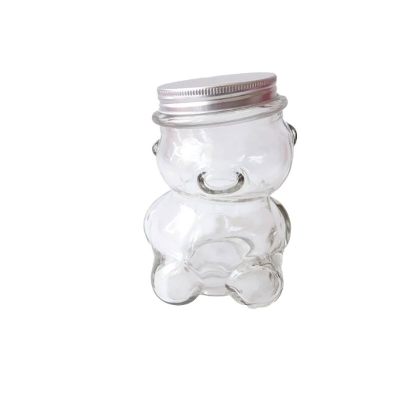 GENERICO - Frasco Vidrio Osito Tapa Aluminio 160ML
