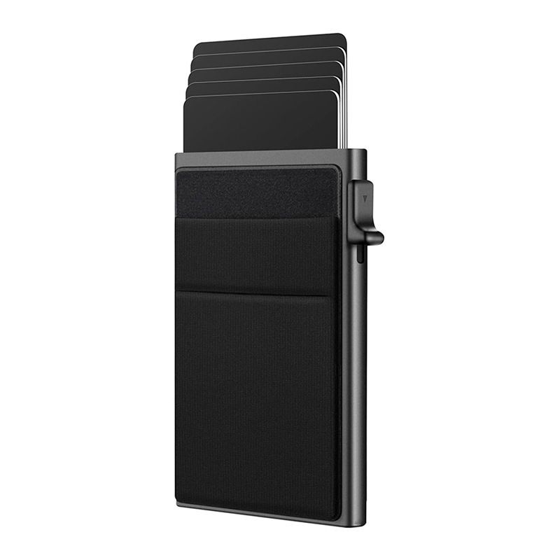 GENERICO - Tarjetero Billetera Rfid Nfc Slim Delgado Minimalista Pop Up