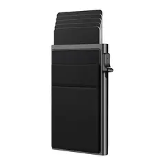 GENERICO - Tarjetero Billetera Rfid Nfc Slim Delgado Minimalista Pop Up