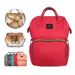 GENERICO - Mochila Maternal Pañalera Bolso ROJA