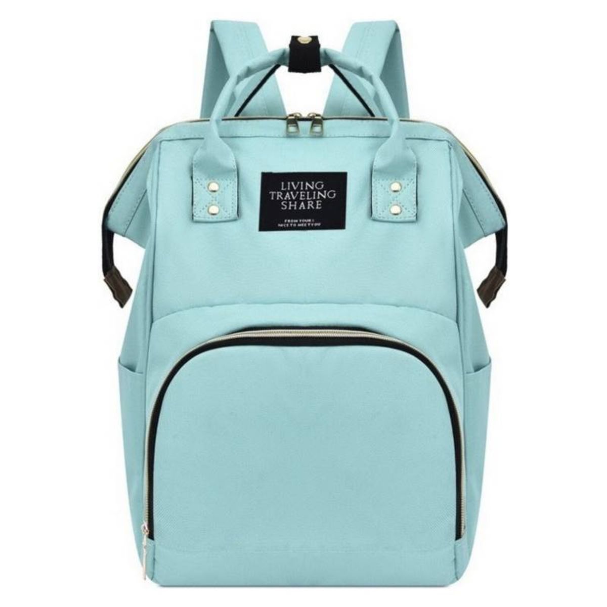 GENERICO - Mochila Maternal Pañalera Bolso CELESTE