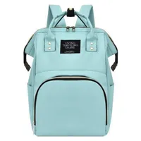 Mochila Maternal Pañalera Bolso CELESTE