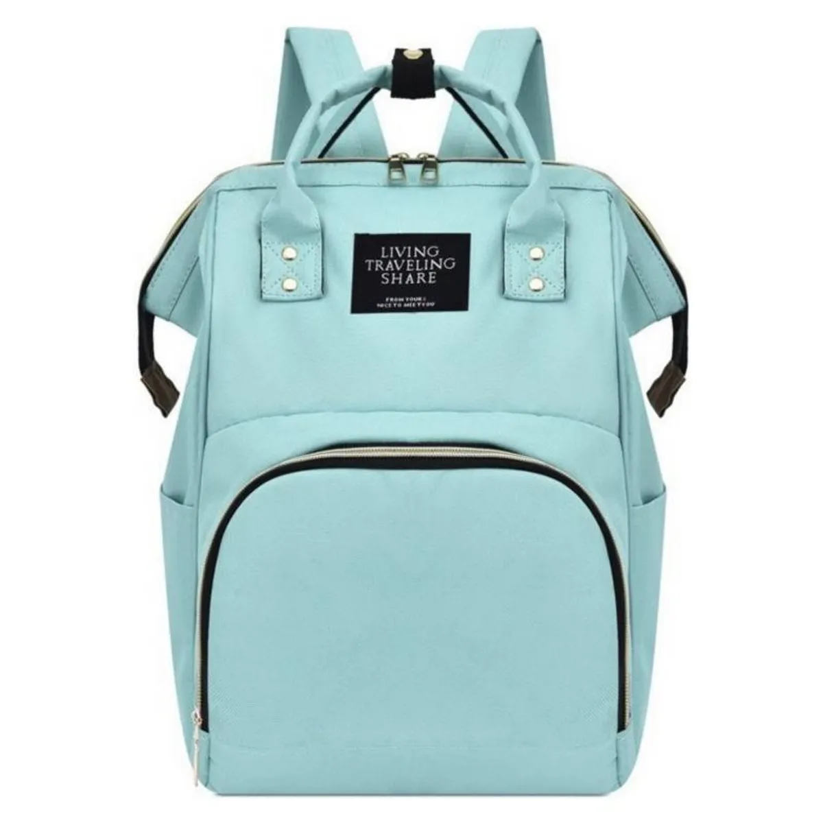 GENERICO - Mochila Maternal Pañalera Bolso CELESTE